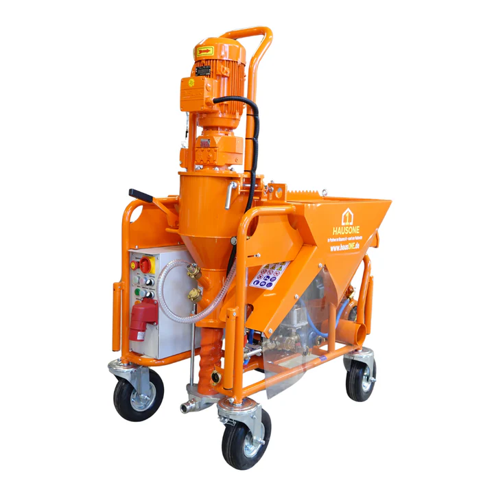 Maschinelle Verputzarbeiten mit maxit IP 18